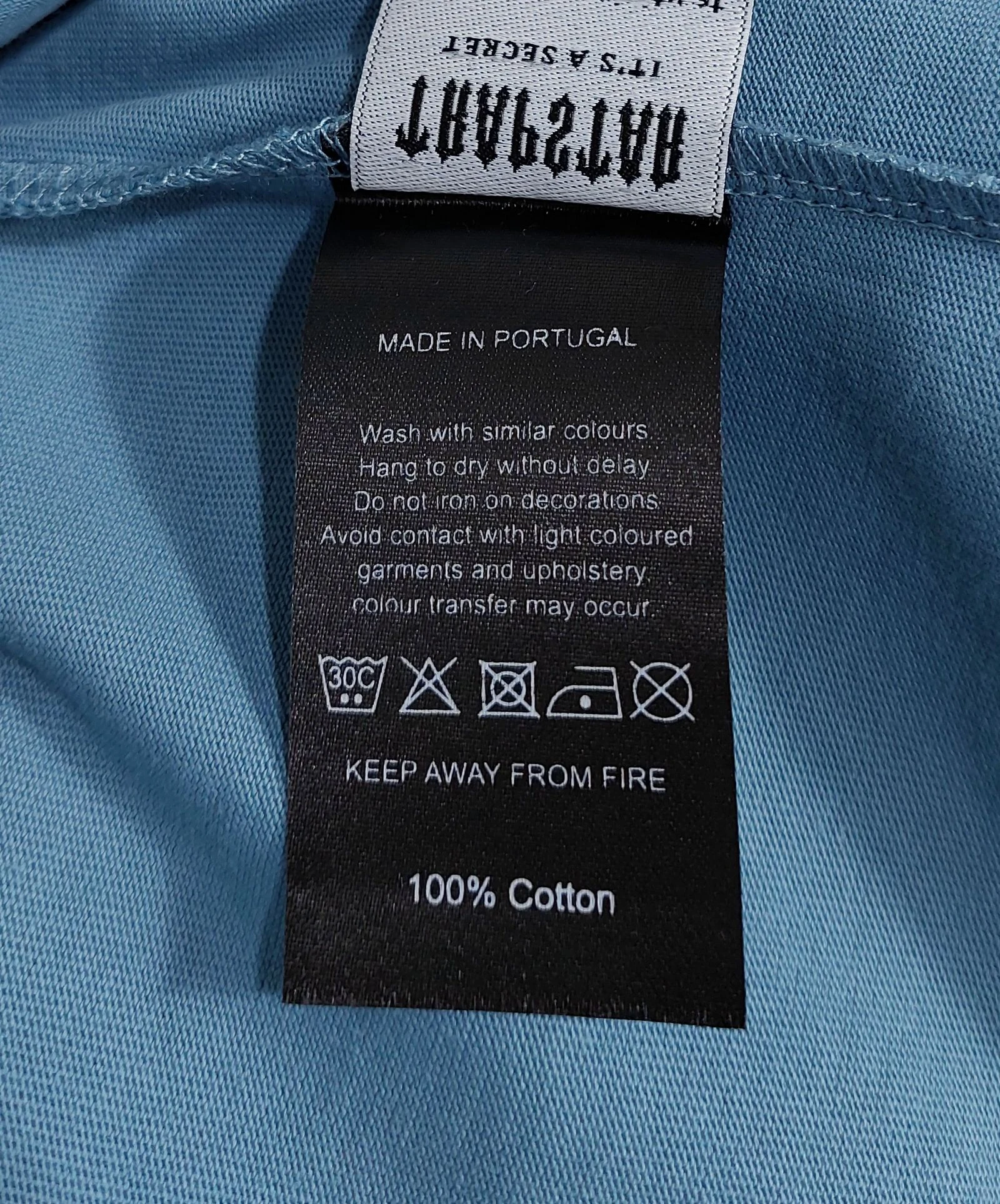 T-shirt Trapstar script logo 2.0 - bleu L – photo 5